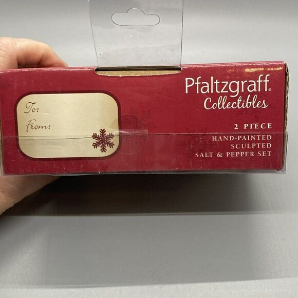 Pfaltzgraff Collectables Ceramic Polar Bear Salt & Pepper Shakers Hand Painted - Picture 3 of 3